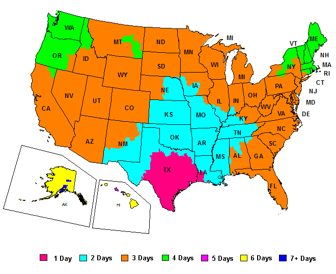 FedEx Map
