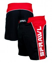 Sprawl Fusion II Black/Red/Grey Fight Shorts